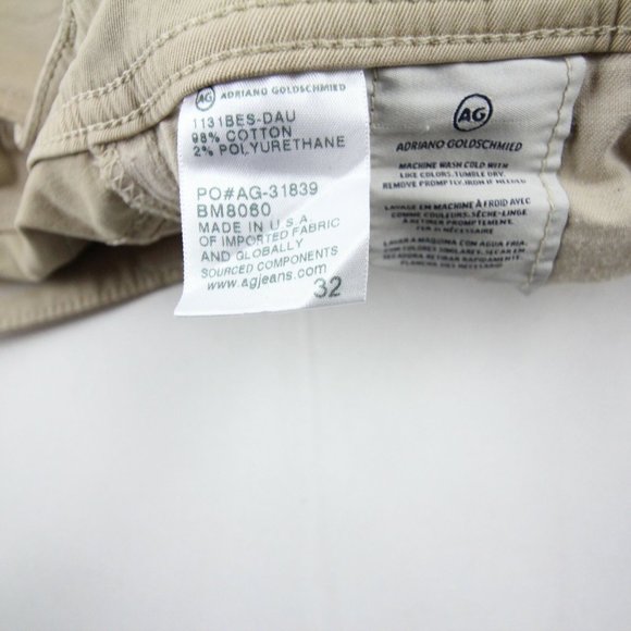Adriano Goldschmied Womens The Matchbox Slim Straight Pants Cotton Blend Size 32 - Picture 10 of 11